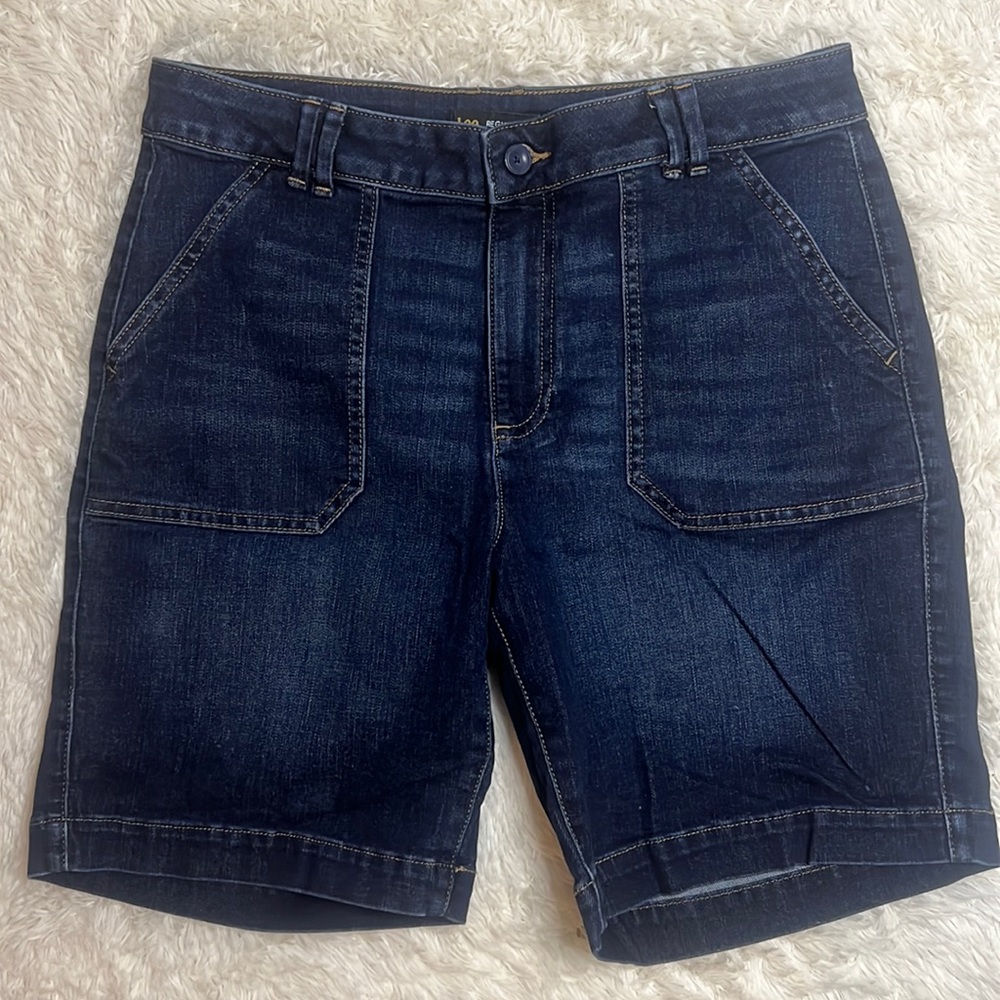 Women’s Lee Mid Rise Jean Bermuda Shorts - Regular Fit - 10 - C13